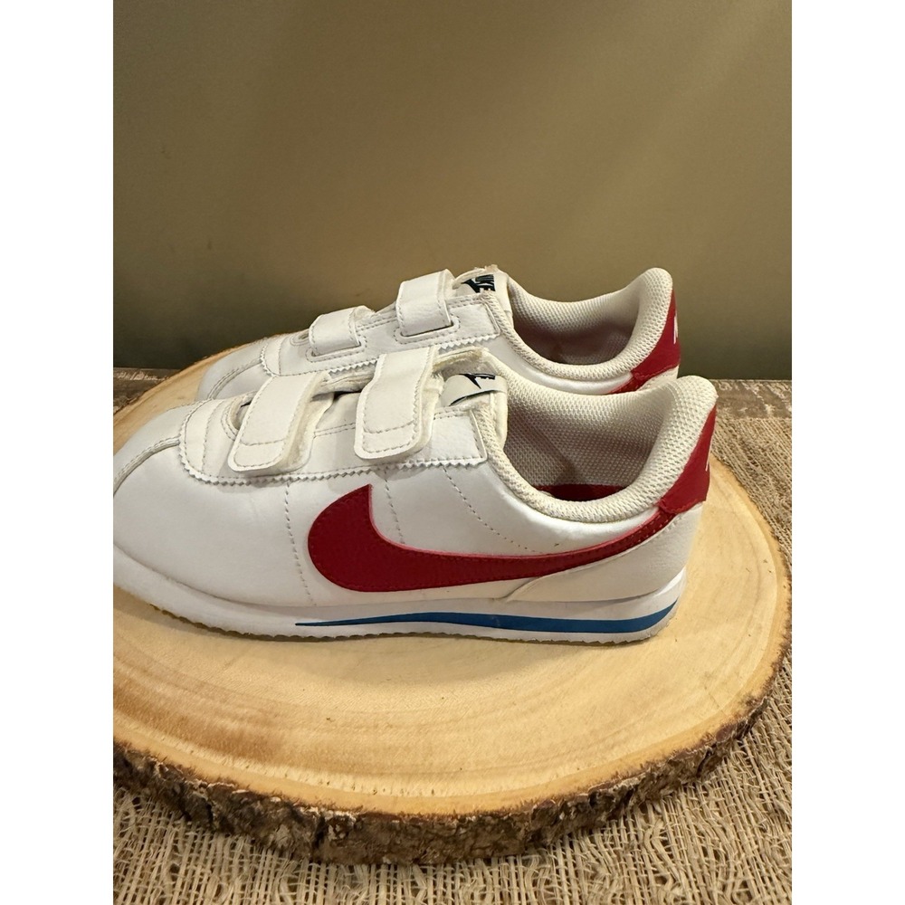 Nike Cortez Basic SLVelcro 'Varsity Red' 904767-103 Sz-3Y Kids